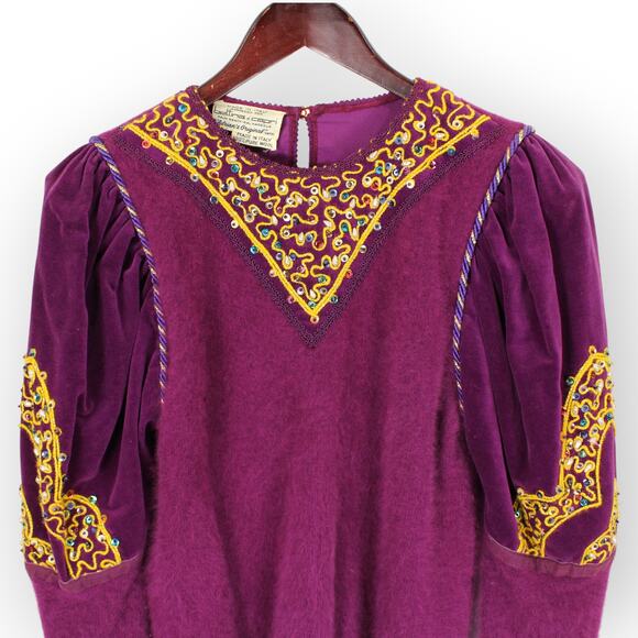 Vintage BettinaDiCapri Adrian'sOriginal Sweater Skirt Set Italy Cashmere Velvet - Picture 12 of 16